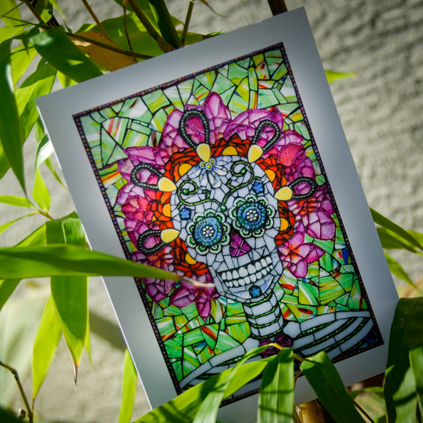 Lolo - Day of the Dead - Blank Greeting Card