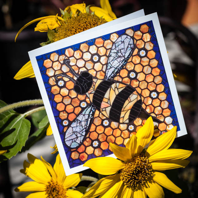 Bumble Bee - Blank Greeting Card