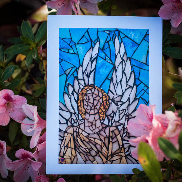 Angel - Blank Greeting Card